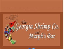 Tablet Screenshot of georgiashrimpco.com